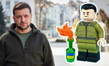 Shet Lego me Zelenskyn, artisti mbledh 140 mijë dollarë ndihma për Ukrainën