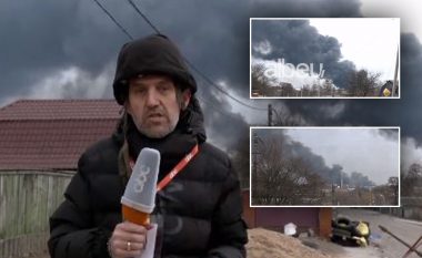 Po raportonin nga fronti, ekipi i ABC detyrohet të ndërpresë lidhjen LIVE pas bombardimit të rusëve (VIDEO)