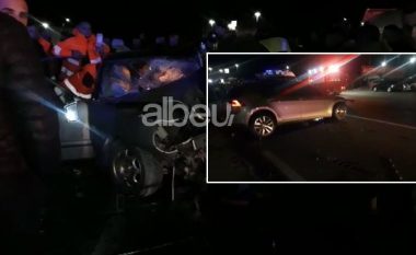 Aksidentohen 3 mjete në Fushë Krujë, një nga shoferët drejt Tiranës, 3 kanë mbetur të bllokuar