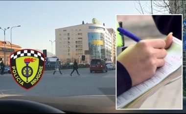 Policia kap mat shoferët te vijat e bardha, si rrezikohen qytetarët në Tiranë