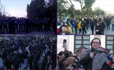 Ndiqeni LIVE protestën në Tiranë