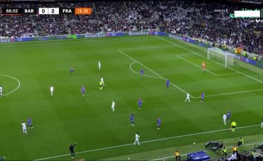 Makth në Camp Nou, Frankfurt shënon të 3-tin (VIDEO)