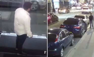 Amir Khan u grabit në rrugë duke i drejtuar armën, dalin pamje të reja të ngjarjes (VIDEO)