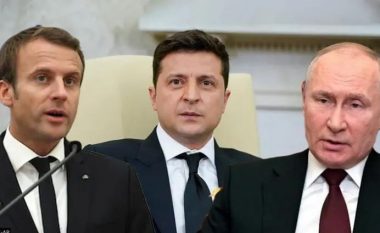 Putin dhe Zelensky urojnë Macron për fitoren e zgjedhjeve në Francë