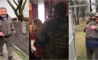Çliroi fshatin në Ukrainë, momenti prekës kur ushtari takon familjen (VIDEO)