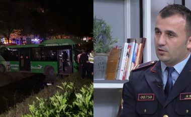 Autobusi plot me pasagjerë përfundoi në Lanë, drejtori i Policisë Rrugore sqaron ngjarjen