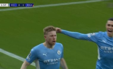 Manchester City nuk pret, De Bruyne ngre në këmbë stadiumin (VIDEO)