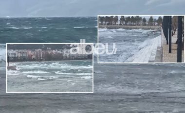 Moti i keq trazon detin në Vlorë, shihni pamjet nga qyteti bregdetar (VIDEO)