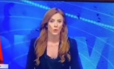 Ishte duke dhënë lajmet, si reagoi gazetarja boshnjake kur studioja po shkundej nga tërmeti (VIDEO)