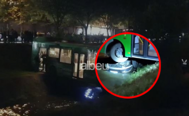 Shpejtësia e frikshme e autobusit të Unazës për pak rezultoi fatale në Lan, dhjetëra pasagjerë dhe një makinë poshtë