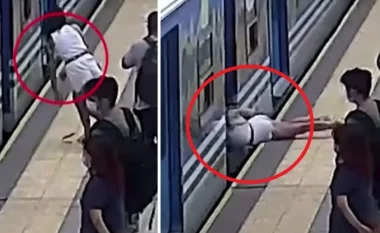 E pabesueshme: I bie të fikët dhe e merr treni zvarrë, shpëton për mrekulli vajza (VIDEO)