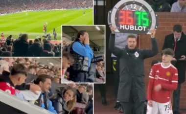 Pamje emocionuese, Garnacho debuton me United, familja e tij dhe stadiumi i gjithi në këmbë (VIDEO)