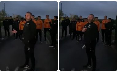 Pas rënjes nga Championship, Rooney dhe skuadra përballen me tifozët (VIDEO)