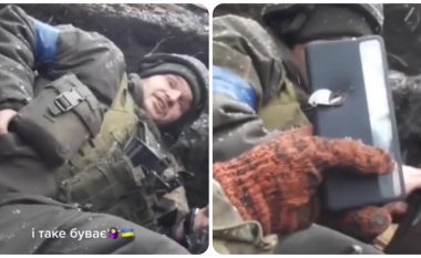 Telefoni i shpëton jetën ushtarit ukrainas (VIDEO)