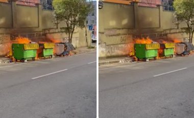 Çfarë po ndodh? Zjarr pranë SPAK në Tiranë (VIDEO)