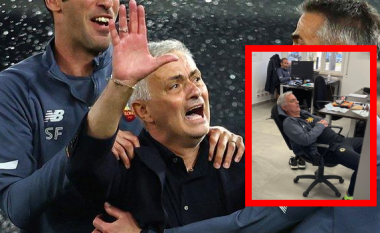 Epike: Mourinho publikon foto duke fjetur