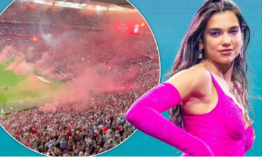 Dua Lipa “pushton” Wembleyn, tifozët e Liverpoolit festojnë triumfin e ekipit të zemrës në FA Cup me këngën e saj (VIDEO)