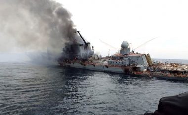 AUDIO/ “Po anohet, s’ka mënyrë për ta lëvizur”, momentet e fundit të anijes ruse Moskva para fundosjes