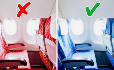 Pse sediljet e avionëve janë pothuajse gjithmonë blu?