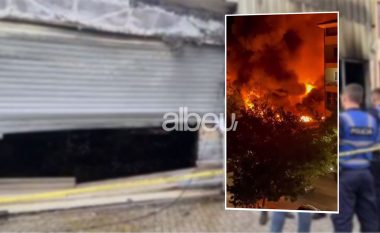 Tmerrohen banorët, zjarri masiv djeg tregun e fruta perimeve në Tiranë (VIDEO)