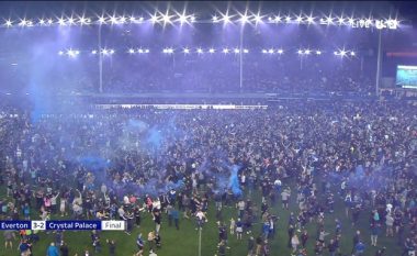 Everton siguroi mbijetesën ne minutat e fundit, Vieira zihet me tifozin vendas (VIDEO)