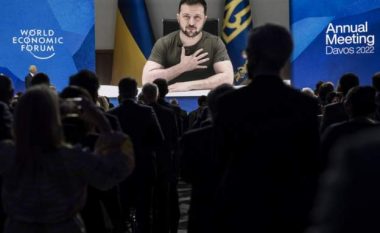 Zelensky i drejtohet Forumit Ekonomik Botëror: Lufta e Ukrainës do të vendosë nëse forca brutale do të sundojë botën