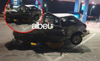 Aksident i rëndë në aksin Lezhë-Laç, “thërmohet” Fordi, shoferi rëndë në spital (VIDEO)