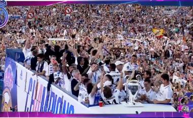 Real Madridi nis festën në Cibelas, qindra mijëra tifozë në shesh (VIDEO)