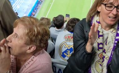 Video epike: Tifozja e Realit nuk duroi të shikonte penalltinë e Benzemas