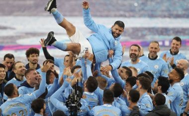 10 vite nga goli që i dha fitoren e kampionatit, Manchester City zbulon statujën e Agueros (VIDEO)