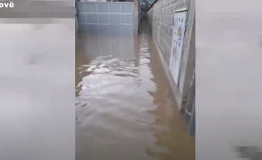 Përmbytet Tetova, uji mbulon rrugët dhe vështirëson lëvizjet (VIDEO)