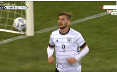 “Shkërrmoqet” Italia, Werner shënon dy gola për dy minuta (VIDEO)