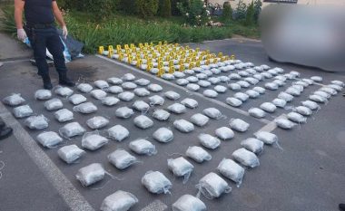 Policia kap mbi 90 kilogramë marihuanë në Kosovë, pamje nga vengjarja