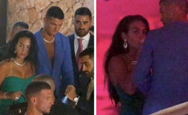 Ronaldo dhe gruaja e tij po pushojnë me fëmijët në Ibiza, çifti kaloi gjithë natën në një klub nate (FOTO LAJM)