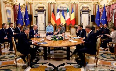 Liderët përfundojnë takimin e tyre në Kiev, çfarë u tha Zelensky