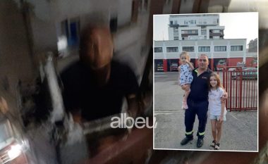 U ngjit 7 kate “në ajër” dhe i shpëtoi vajzat në Astir, babai gjen zjarrfikësin dhe e takon bashkë me vogëlushet: Ky është heroi