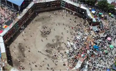 Argëtimi kthehet në tragjedi, humbje jete dhe qindra të plagosur nga shembja e stadiumit (VIDEO)