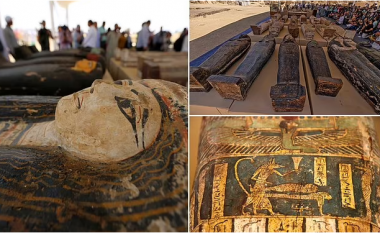 Zbulohen qindra sarkofagë, çfarë u gjet brenda njërit prej tyre (FOTO LAJM)