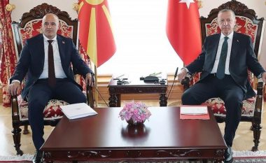 Presidenti i Turqisë pret kryeministrin maqedonas, Dimitar Kovaçevski