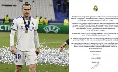 “Ëndrra u realizua dhe shumë, shumë më tepër”, lamtumira emocionale e Bale nga Real Madridi