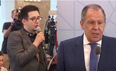 Lavrov zihet “ngushtë” nga gazetari ukrainas: Ku po i çoni ato që po vidhni nga ne (VIDEO)