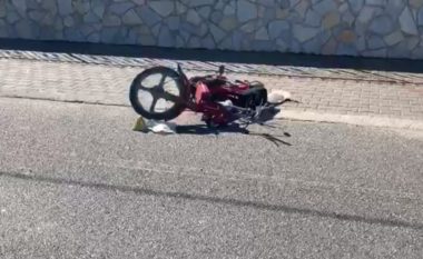 Motori përplaset me betonierën në Tiranë, njëri nga drejtuesit pëson dëmtime, dërgohet një spital