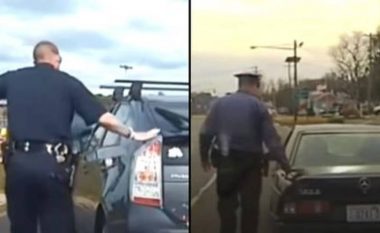 Për një arsye mjaft të zgjuar, policët prekin gjithmonë makinën kur ndalojnë shoferët