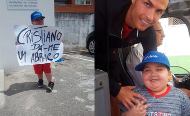 “Cristiano, më përqafo”, kur CR7 ndaloi autobusin e kombëtares portugeze për hir të 11-vjeçarit (VIDEO)