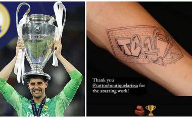 Courtois përjetëson finalen e Champions League, bën tatuazhin e veçantë