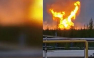 Zjarr në depon më të madhe të gazit në Rusi, çfarë do të ndodhë me furnizim e Evropës (VIDEO)