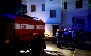 Zjarr në katin e katërt të një banese në Tiranë