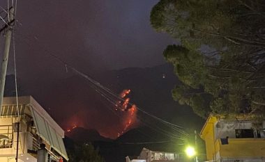 Aktiv prej disa ditësh, avionët nga Greqia nuk arritën të shuanin zjarrin në Malin e Çikës