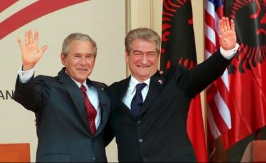 100-vjetori i marrëdhënieve me SHBA-në, Berisha poston mesazhin e George W. Bush për shqiptarët (FOTO LAJM)