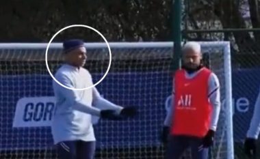 Çfarë po ndodh te PSG? Neymar nuk bashkëpunon me Mbappe në stërvitje (VIDEO)